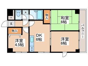 ビコ－ハイツの物件間取画像